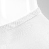 Embroidered Ankle Socks Detail White